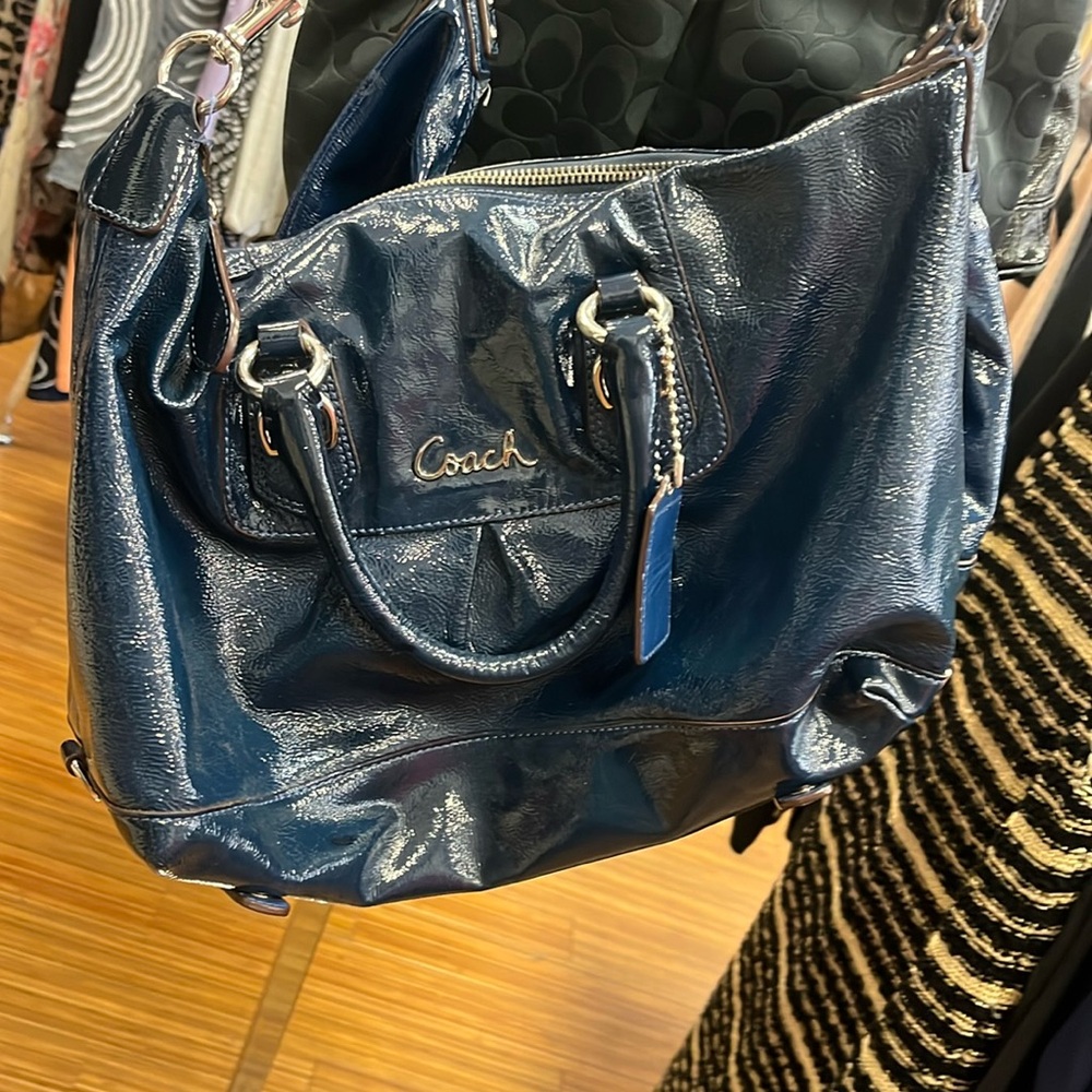 Navy Coach Purse